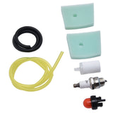 Fuel Line Spark Plug Assembly High Accuracy Professional Manufacture Wear Resistant with Air Filter for 123C 325C - Top-Down View