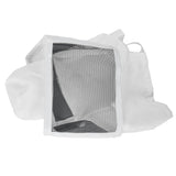 Beekeeping Hat Contraction Design Breathable Mesh White Edging Beekeeper Cowboy Hat for Beekeeping Hunting Hiking - Top-Down View