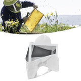 Beekeeping Hat Contraction Design Breathable Mesh White Edging Beekeeper Cowboy Hat for Beekeeping Hunting Hiking