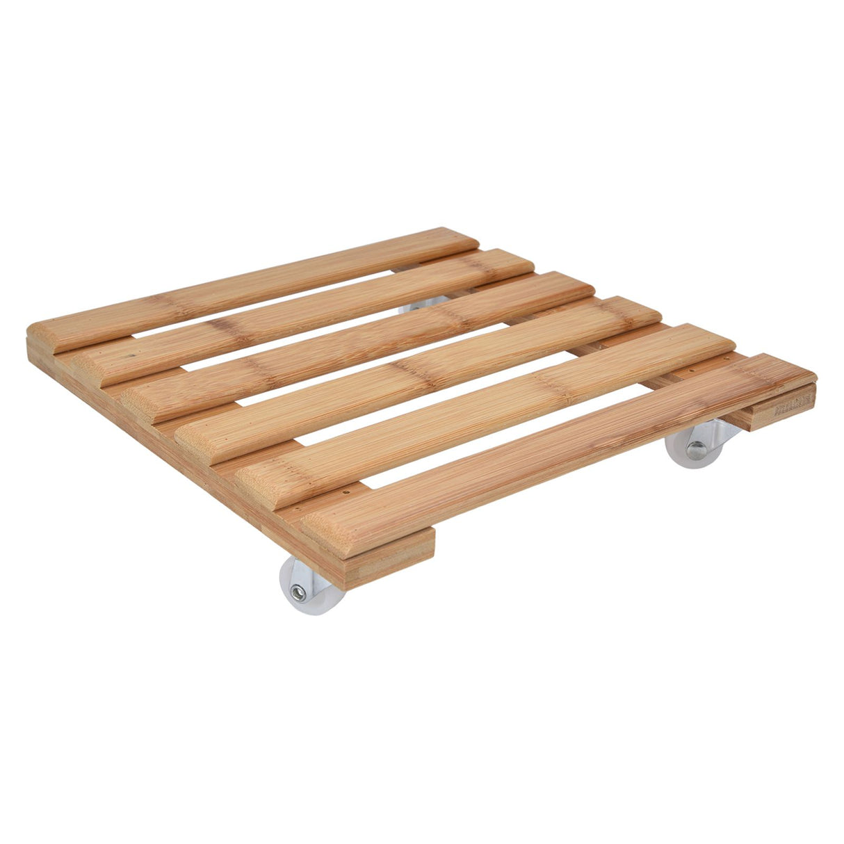 Plant Roller Base Stand Square with 360° Removable Caster Wheel for Flower Pot 25x25cm S