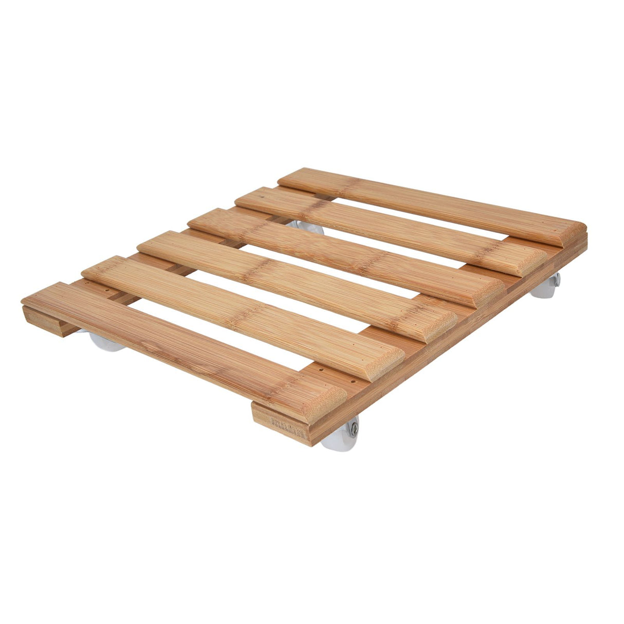 Plant Roller Base Stand Square with 360° Removable Caster Wheel for Flower Pot 25x25cm S