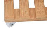 Plant Roller Base Stand Square with 360° Removable Caster Wheel for Flower Pot 25x25cm S