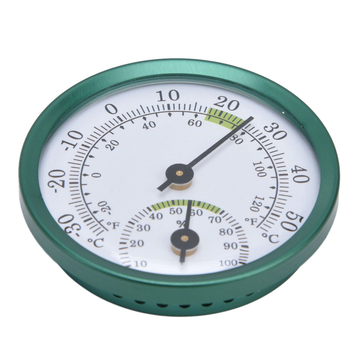 Temperature Humidity Meter Mini Wall Hanging Thin Transparent Dial Large Screen Temperature Humidity Tester