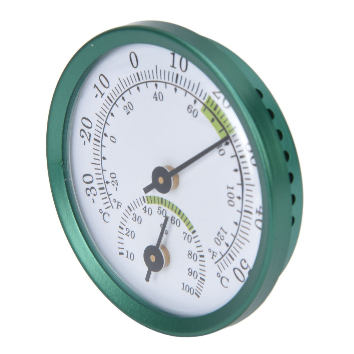 Temperature Humidity Meter Mini Wall Hanging Thin Transparent Dial Large Screen Temperature Humidity Tester