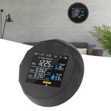 Air Quality Monitor Real Time Intelligent Color Screen Display USB Charging Portable Digital Air Quality Detector 5VBlack - Extra Image