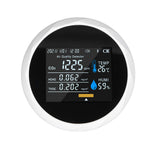Air Quality Monitor Real Time Intelligent Color Screen Display USB Charging Portable Digital Air Quality Detector 5VWhite - Extra Image