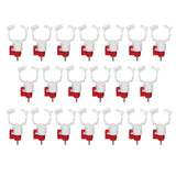 20pcs Chicken Waterer Nipples Multipurpose Chicken Nipple Feeder for Poultry Chicken Duck Bird