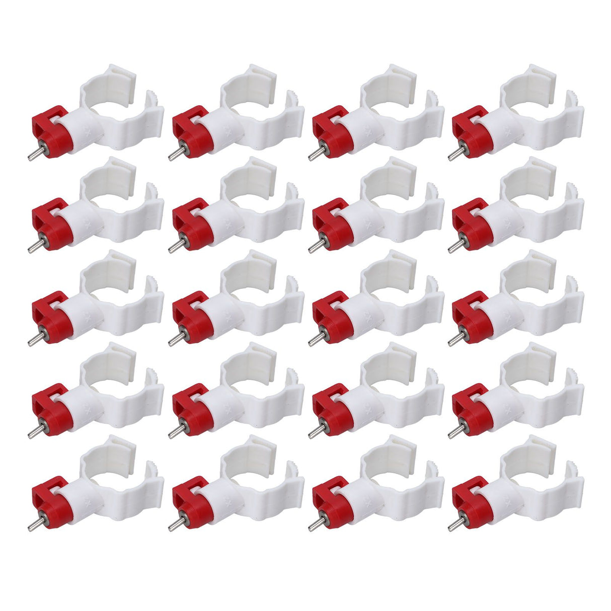 20pcs Chicken Waterer Nipples Multipurpose Chicken Nipple Feeder for Poultry Chicken Duck Bird