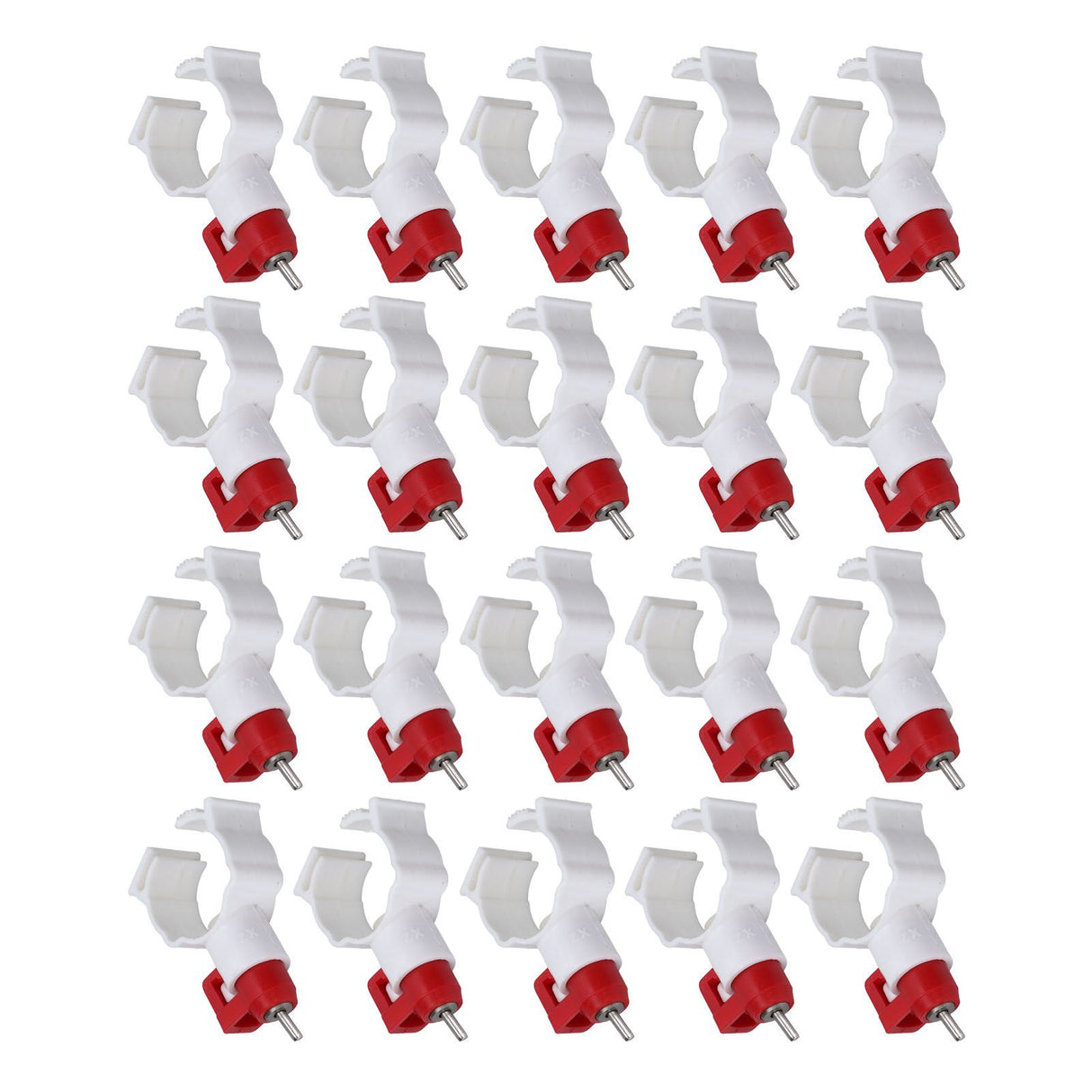 20pcs Chicken Waterer Nipples Multipurpose Chicken Nipple Feeder for Poultry Chicken Duck Bird