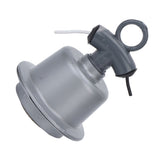 Heat Lamp Holder Anti Melting Waterproof Ceramic Aluminum Heating Lamp Holder with E27 Interface for Pig House - Top-Down View