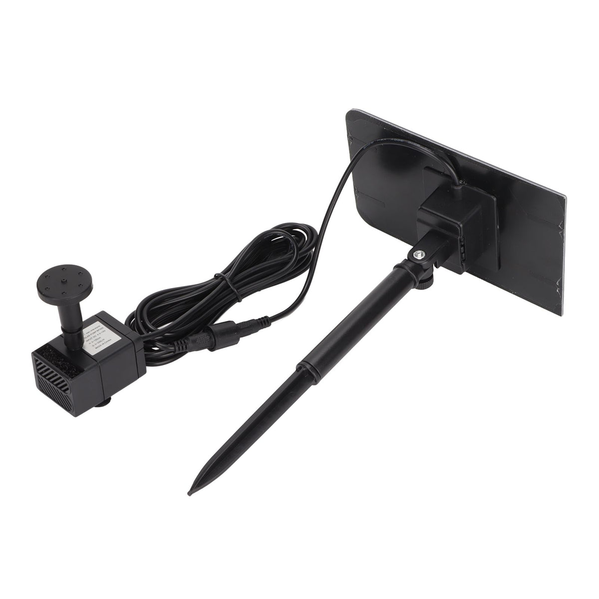 Solar Fountain Pond Pump 200L/H Solar Water Pump USB Powered Landscape Garden Fountain Pump