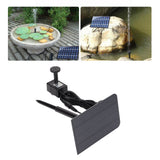 Solar Fountain Pond Pump 200L/H Solar Water Pump USB Powered Landscape Garden Fountain Pump