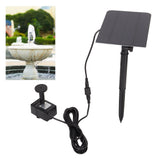 Solar Fountain Pond Pump 200L/H Solar Water Pump USB Powered Landscape Garden Fountain Pump