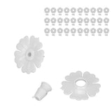 30 Set Hummingbird Feeder Flowers Hanging Bird Feeding Ports Replacement Parts Garden SuppliesWhite