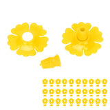 30 Set Hummingbird Feeder Flowers Hanging Bird Feeding Ports Replacement Parts Garden SuppliesYellow