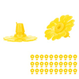 30 Set Hummingbird Feeder Flowers Hanging Bird Feeding Ports Replacement Parts Garden SuppliesYellow