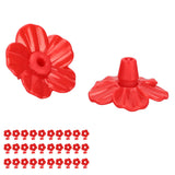 30 Sets Hummingbird Feeder Flowers Multicolor Unique Replaceable Hummingbird Bird Feeder Flower AccessoriesRed - Extra Image