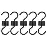 5Pcs Bird Feeder Hooks Black ABS Sturdy Easy Install Beautiful Ant Prevention Hooks for Garden