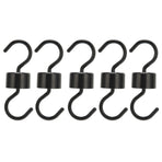 5Pcs Bird Feeder Hooks Black ABS Sturdy Easy Install Beautiful Ant Prevention Hooks for Garden