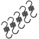 5Pcs Bird Feeder Hooks Black ABS Sturdy Easy Install Beautiful Ant Prevention Hooks for Garden - Low Angle