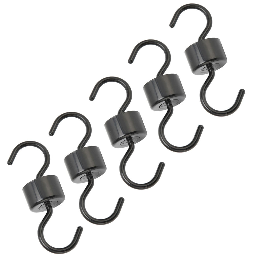5Pcs Bird Feeder Hooks Black ABS Sturdy Easy Install Beautiful Ant Prevention Hooks for Garden