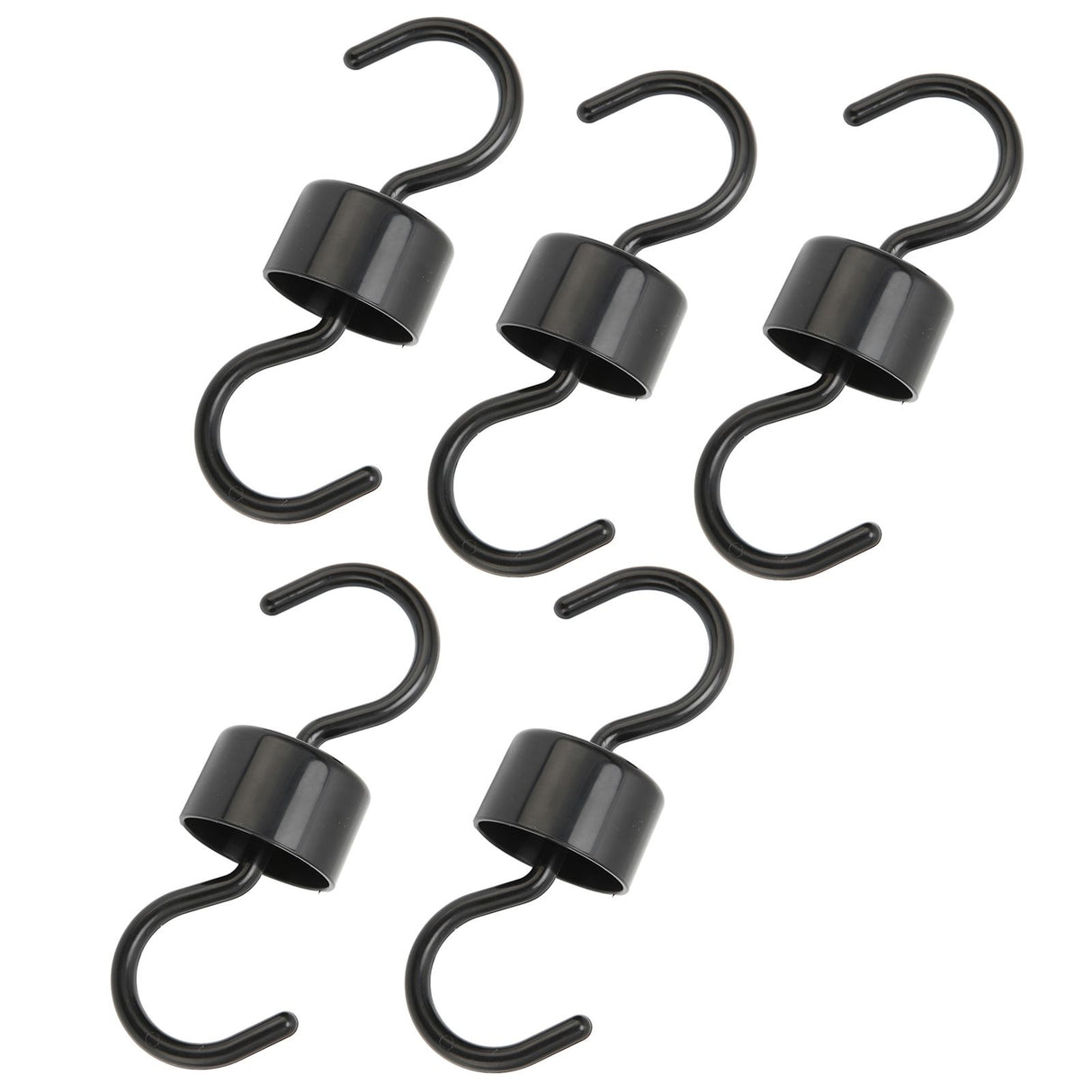 5Pcs Bird Feeder Hooks Black ABS Sturdy Easy Install Beautiful Ant Prevention Hooks for Garden