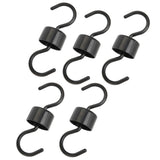 5Pcs Bird Feeder Hooks Black ABS Sturdy Easy Install Beautiful Ant Prevention Hooks for Garden - Extra Image