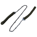 24in Pocket Chain Saw Outdoor Camping Hand Rope Chain Saw Portable Wood Cutting Pocket Chainsaw for Garden - Front View