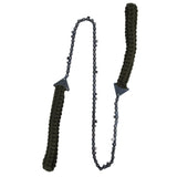 24in Pocket Chain Saw Outdoor Camping Hand Rope Chain Saw Portable Wood Cutting Pocket Chainsaw for Garden