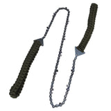 24in Pocket Chain Saw Outdoor Camping Hand Rope Chain Saw Portable Wood Cutting Pocket Chainsaw for Garden - Extra Image