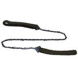 24in Pocket Chain Saw Outdoor Camping Hand Rope Chain Saw Portable Wood Cutting Pocket Chainsaw for Garden