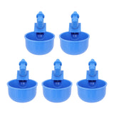 5Pcs Automatic Chicken Water Cups PP Plastic Poultry Waterer Kit for Pigeons G1/8 Male Thread