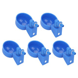 5Pcs Automatic Chicken Water Cups PP Plastic Poultry Waterer Kit for Pigeons G1/8 Male Thread - Close-Up Angle