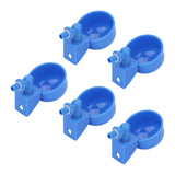 5Pcs Automatic Chicken Water Cups PP Plastic Poultry Waterer Kit for Pigeons G1/8 Male Thread