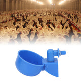 5Pcs Automatic Chicken Water Cups PP Plastic Poultry Waterer Kit for Pigeons G1/8 Male Thread - Extra Image