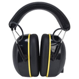 Hearing Protection Earmuffs 5V/1A Noise Canceling Multifunctional Ear Protection Earmuffs for Gardening Black