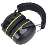 Hearing Protection Earmuffs 5V/1A Noise Canceling Multifunctional Ear Protection Earmuffs for Gardening Black - Side View