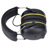 Hearing Protection Earmuffs 5V/1A Noise Canceling Multifunctional Ear Protection Earmuffs for Gardening Black - 45-Degree Angle