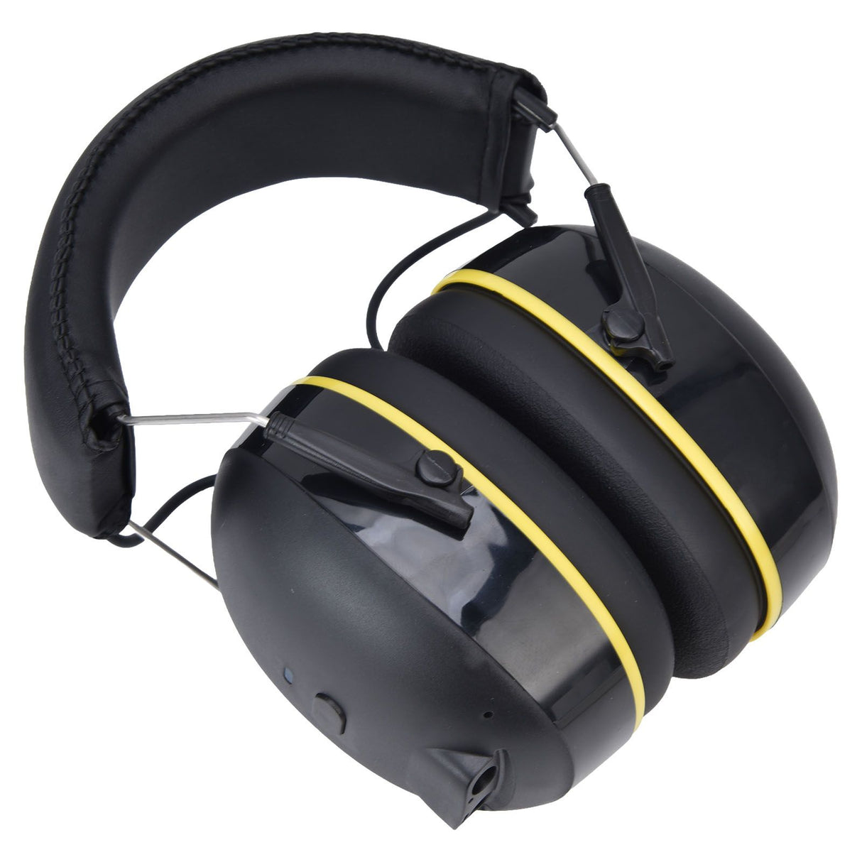 Hearing Protection Earmuffs 5V/1A Noise Canceling Multifunctional Ear Protection Earmuffs for Gardening Black