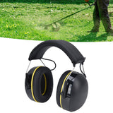 Hearing Protection Earmuffs 5V/1A Noise Canceling Multifunctional Ear Protection Earmuffs for Gardening Black