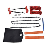Hand Rope Chain Saw Efficient Both Sides Teeth Blades Folding Pocket Chainsaw for Tree Limb 53 Inch