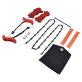 Hand Rope Chain Saw Efficient Both Sides Teeth Blades Folding Pocket Chainsaw for Tree Limb 53 Inch - Extra Image