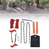 Hand Rope Chain Saw Efficient Both Sides Teeth Blades Folding Pocket Chainsaw for Tree Limb 53 Inch - Extra Image