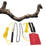 48 Inch Tree Limb Hand Rope Chain Saw 63 Teeth High Hardness Comfortable Handle Folding Pocket Chainsaw for Tree Pruning