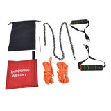 High Reach Hand Chain Saw 48inch Compact Portable Rope Saw for Outdoor Camping Hunting Backpacking