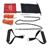 High Reach Hand Chain Saw 48inch Compact Portable Rope Saw for Outdoor Camping Hunting Backpacking