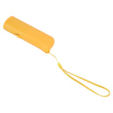 Ultrasonic Dog Trainer Device Portable Effective Dog Repeller for Barking Digging ChewingYellow - Top-Down View