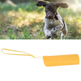 Ultrasonic Dog Trainer Device Portable Effective Dog Repeller for Barking Digging ChewingYellow