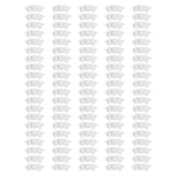 100Pcs Plant Support Clips Durable Plastic Grow Upright Vine Fixation Wide Application Tomato Clips for Grape Vegetable