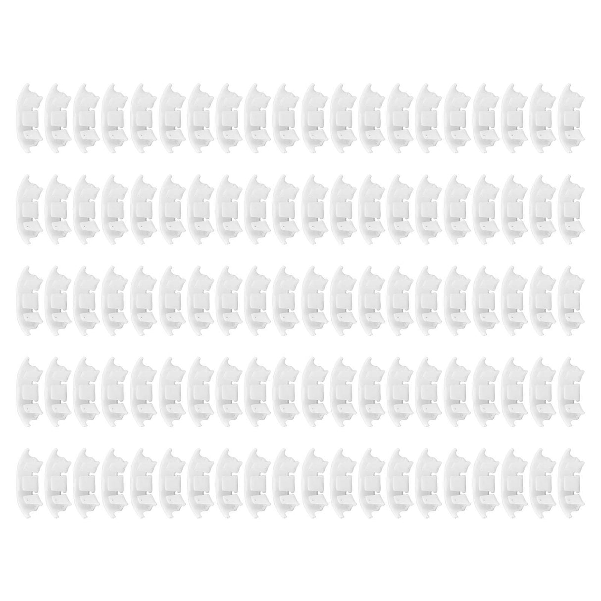 100Pcs Plant Support Clips Durable Plastic Grow Upright Vine Fixation Wide Application Tomato Clips for Grape Vegetable